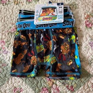 Black and Blue Boxer Briefs Elastic Waistband